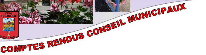 COMPTES RENDUS CONSEIL MUNICIPAUX