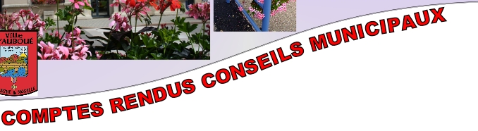 COMPTES RENDUS CONSEILS MUNICIPAUX